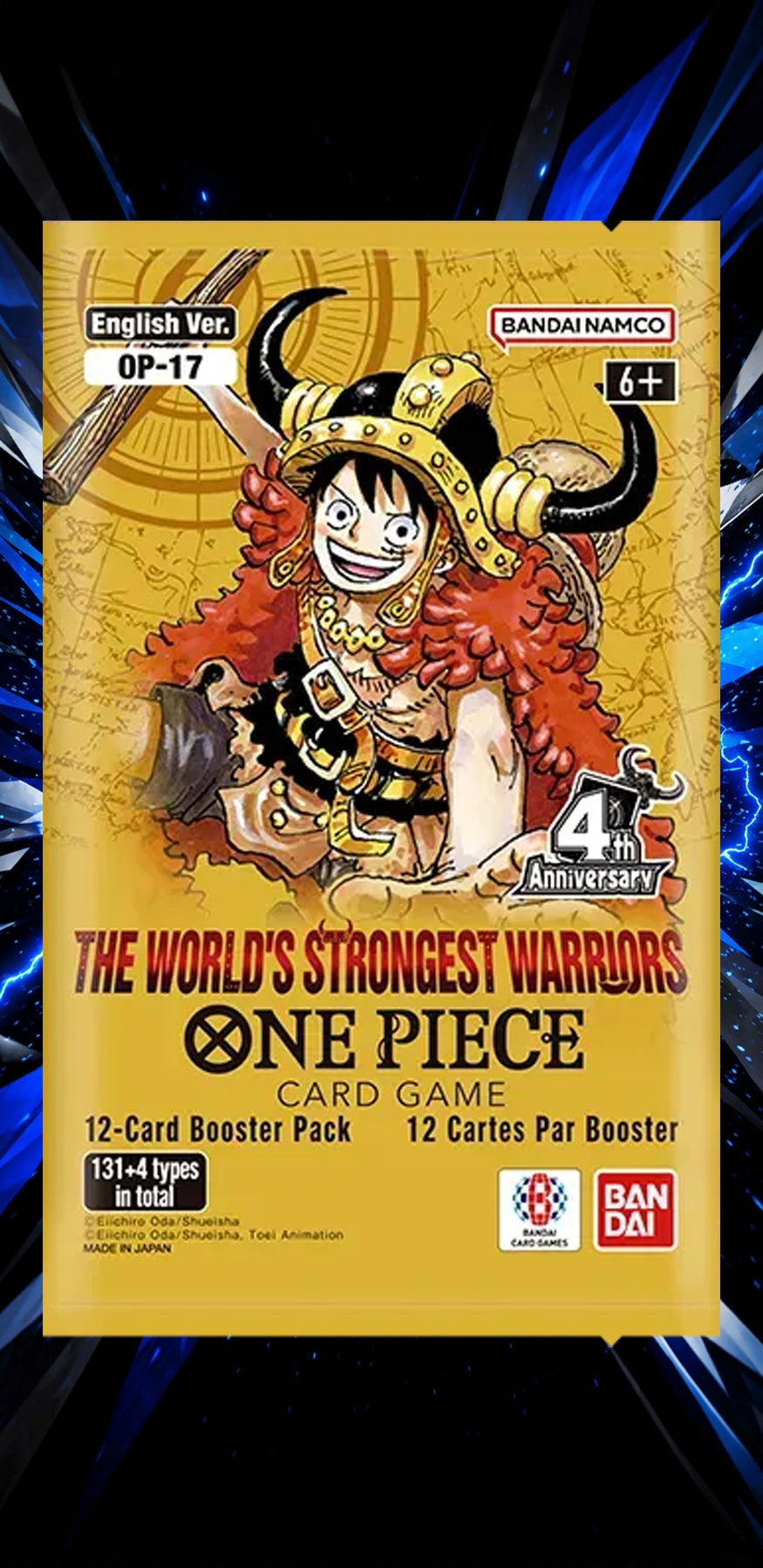 OP-17 - One Piece - The World's Strongest Warriors Booster Pack - Booster Pack - JP