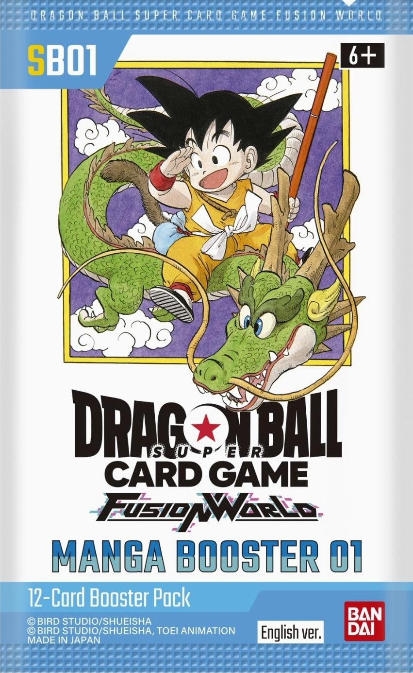 Dragon Ball Z Super Fusion World Manga SB01 Booster Pack