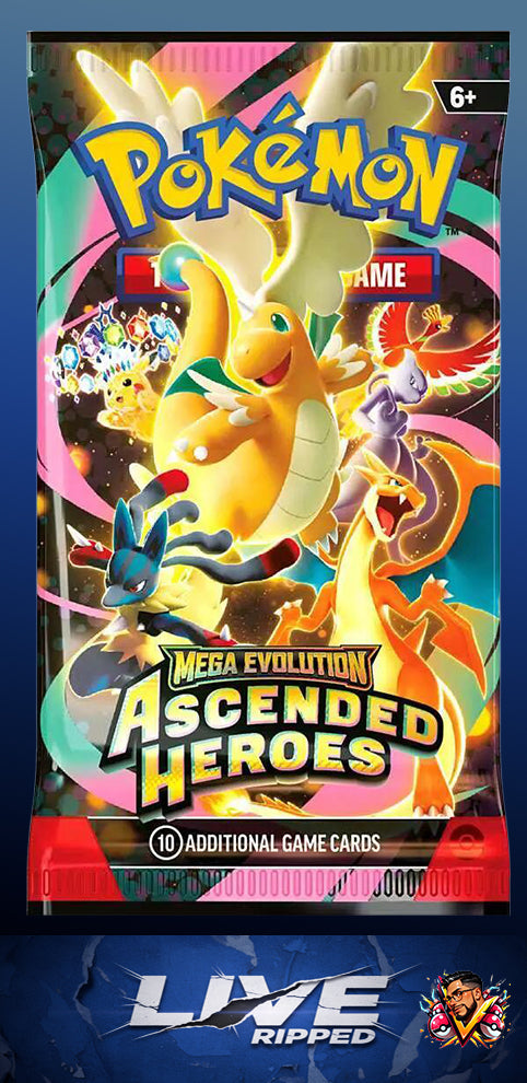Ascending Heroes Booster Pack (Live Rip)