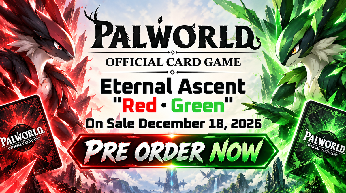 PRE-ORDER - Palworld Official Card Game "Eternal Ascent Red Green" TD03 Trial Deck