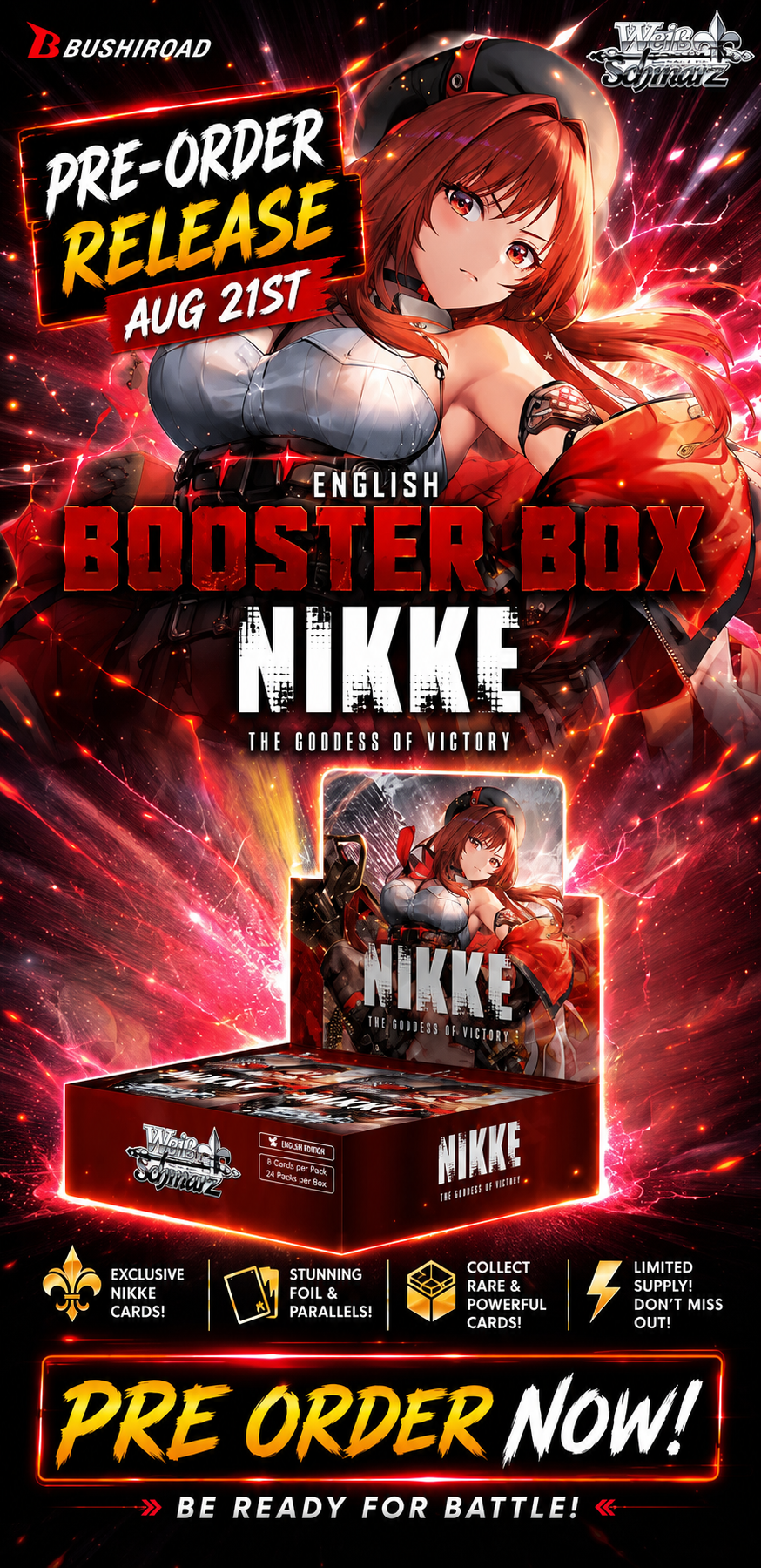 Pre Order - Nikkie Vol 2 Booster Box - Weiss Schwarz