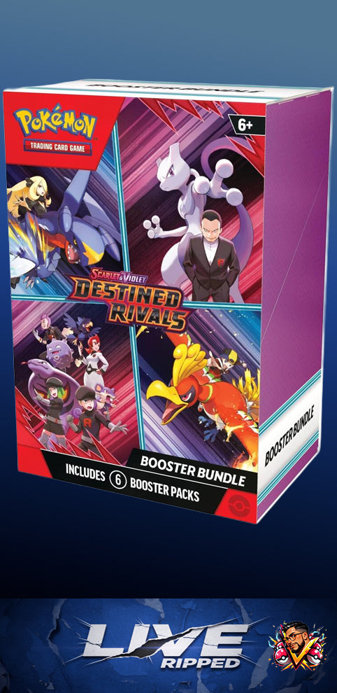 Destined Rivals Booster Bundle - SV10: Destined Rivals (DRI) (Live Rip)
