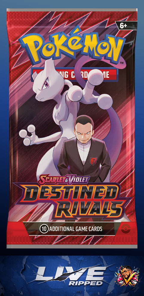 SV10 - Destined Rivals Booster Pack (Live Rip)