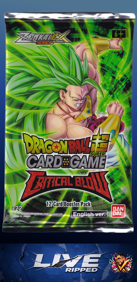 Dragon Ball Super Critical Blow Booster Pack