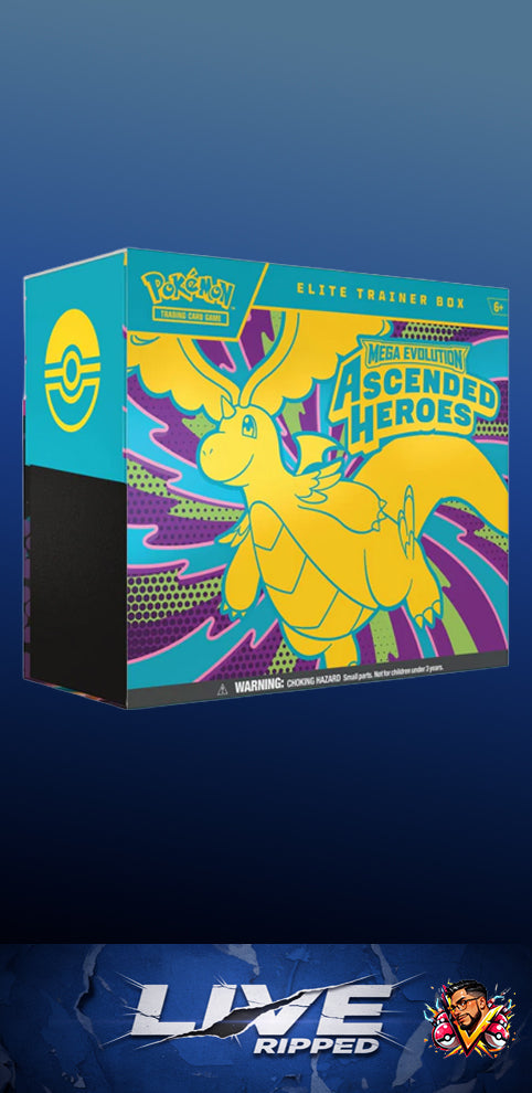 Mega Evolution—Ascended Heroes Elite Trainer Box - ETB - (Live RIP)