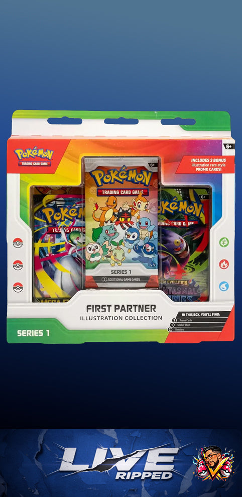 Pokémon First Partner Illustration Collection Series 1 Box