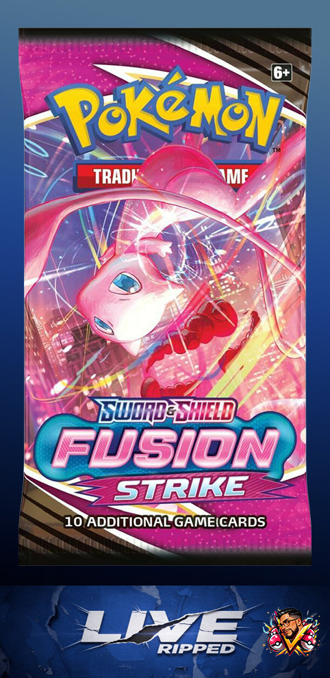 SWSH08 - Fusion Strike Booster Pack Sleeved (Live RIP)