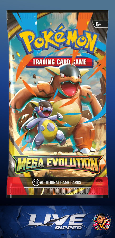 Mega Evolution Booster Pack - ME01: Mega Evolution (Live Rip)