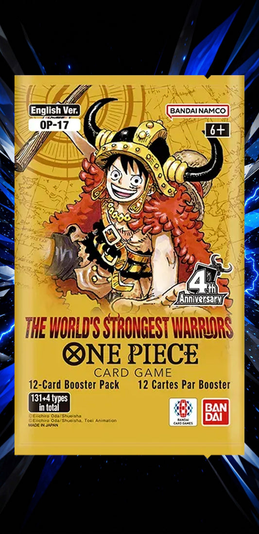 OP-17 - One Piece - The World's Strongest Warriors Booster Pack - Booster Pack - JP