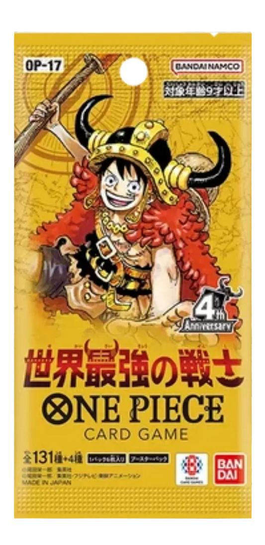 OP-17 - One Piece - The World's Strongest Warriors Booster Pack - JP