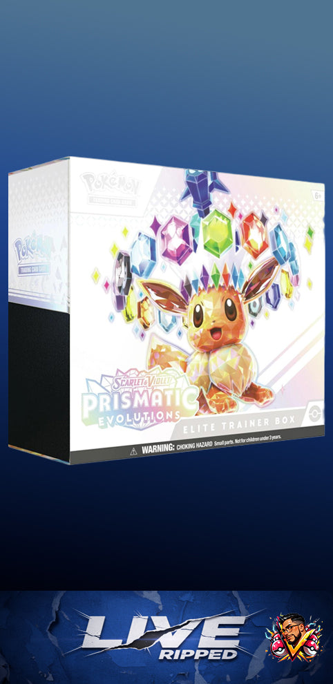 Prismatic Evolutions Elite Trainer Box - SV: Prismatic Evolutions (PRE) - ETB - (Live RIP)