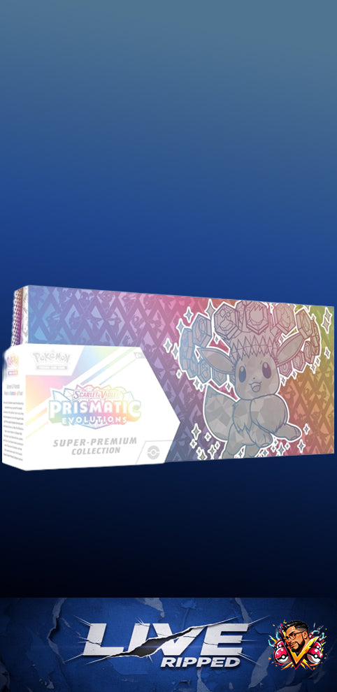 Prismatic Evolutions Super Premium Collection Box V8.5
