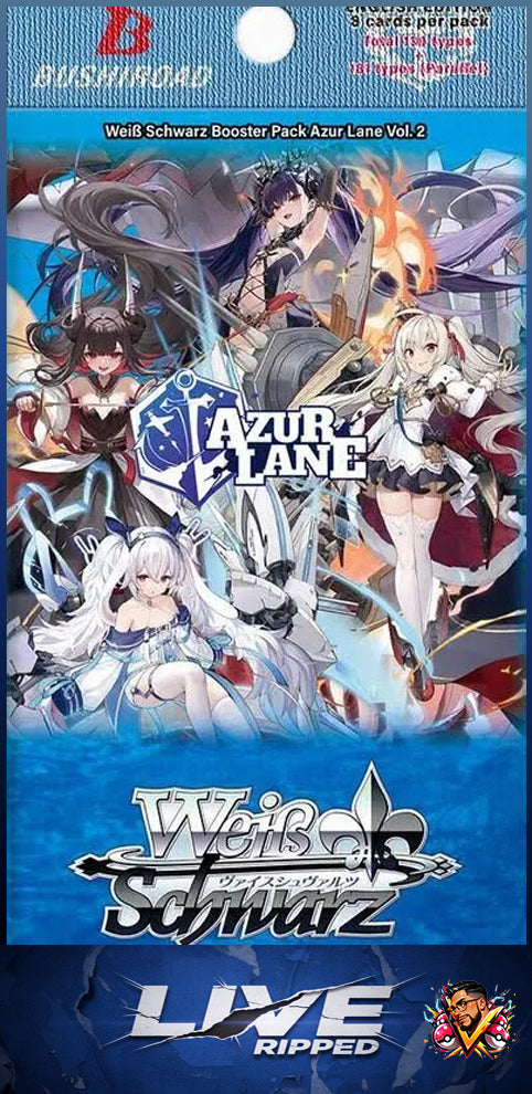 Azur Lane Vol.2 (1st First Edition) English Booster Box - Weiss Schwarz - (Live RIP)