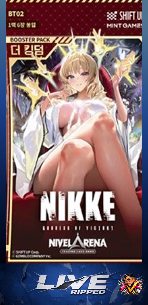 Nivel Arena - Goddess of Victory: NIKKE BT02 Unbreakable Booster Pack (Live RIP)