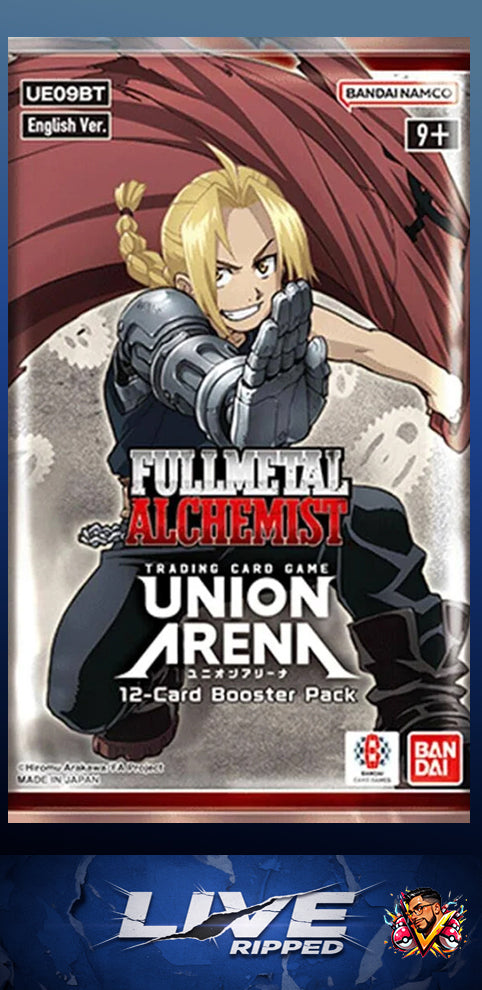 Bandai Union Arena Fullmetal Alchemist Booster Box Break Battle