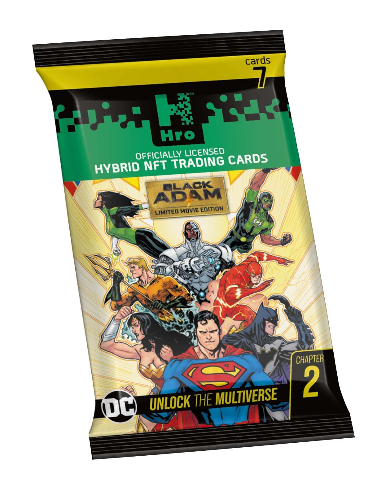 HRO DC The Multiverse Season 2 Black Adam Booster Pack Hybrid NFT(LIVE RIP)