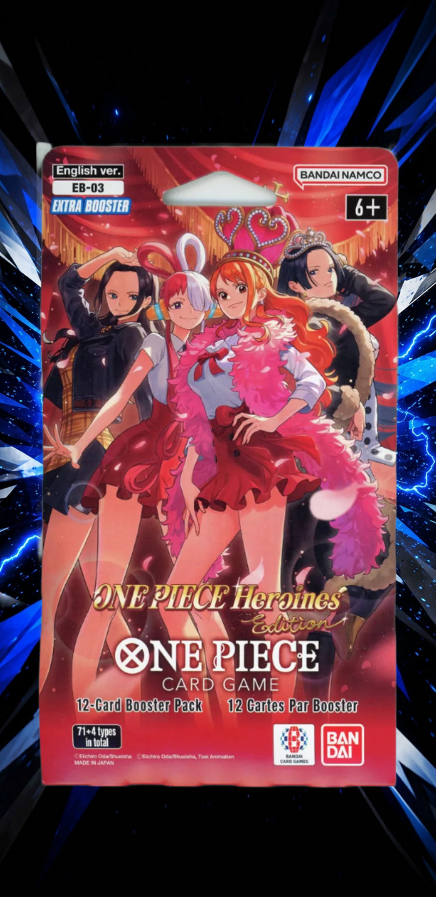 One Piece Heroines Edition Sleeved Booster Pack - Extra Booster: One Piece Heroines Edition (EB-03)