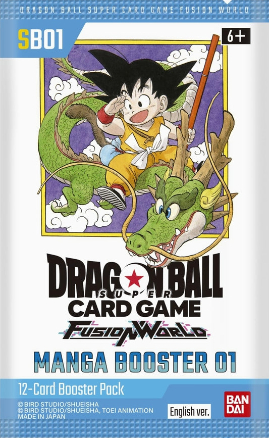 Dragon Ball Z Super Fusion World Manga SB01 Booster Pack